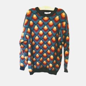 VTG MOHAIR 80'S CRESCENDO OVERSIZED SWEATER